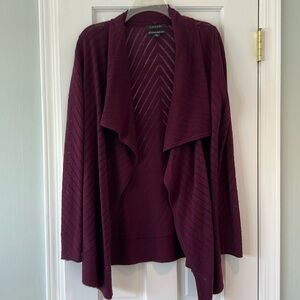 Tahari burgundy sweater large